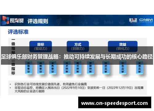 足球俱乐部财务管理战略:推动可持续发展与长期成功的核心路径 足球俱乐部财务管理战略:推动可持续发展与长期成功的核心路径